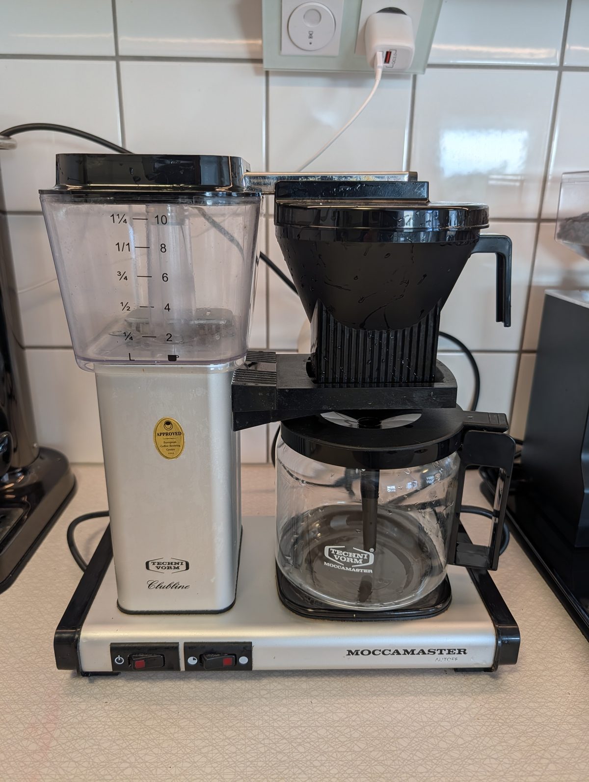 Technivorm Moccamaster KB 741 filter coffee brewer, well-used and still running